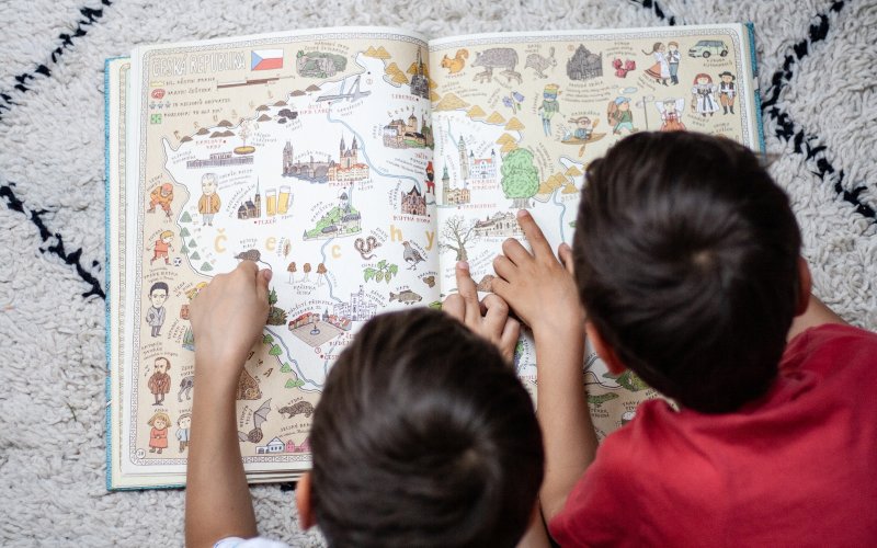 Díky Mapám děti objeví spoustu nových informací.