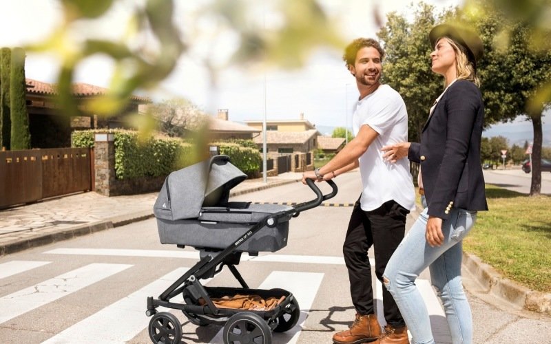 Nastavitelná výška rukojeti se může hodit. Zdroj: Baby Direct.