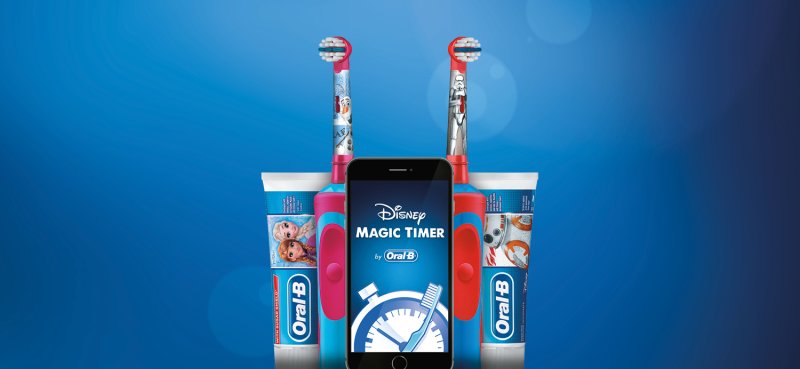 Slyšeli jste už o aplikaci Disney Magic Timer? Zdroj: Oral-B.