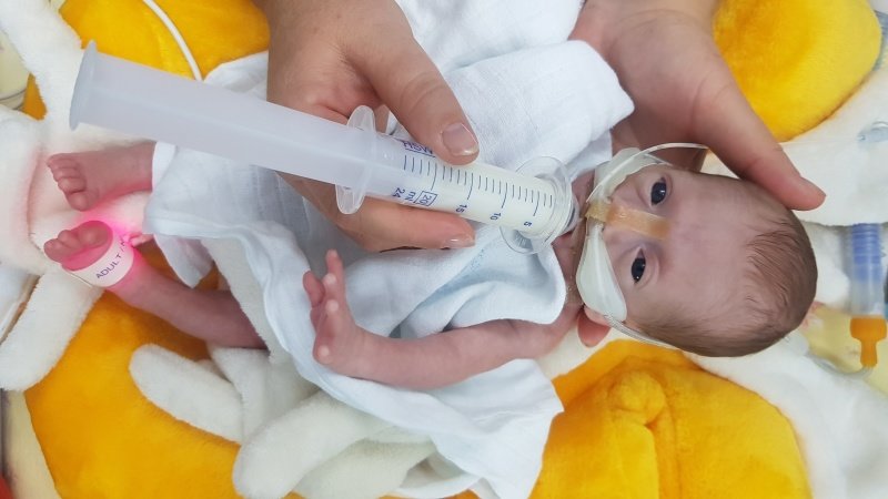 Ellenka byla od začátku velká bojovnice a krásně přibírala. Zdroj: Denisa Binderová