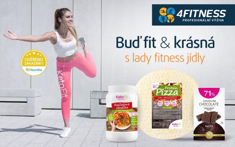 Buď fit a krásná s fitness jídly pro holky. Zdroj: KetoFit.