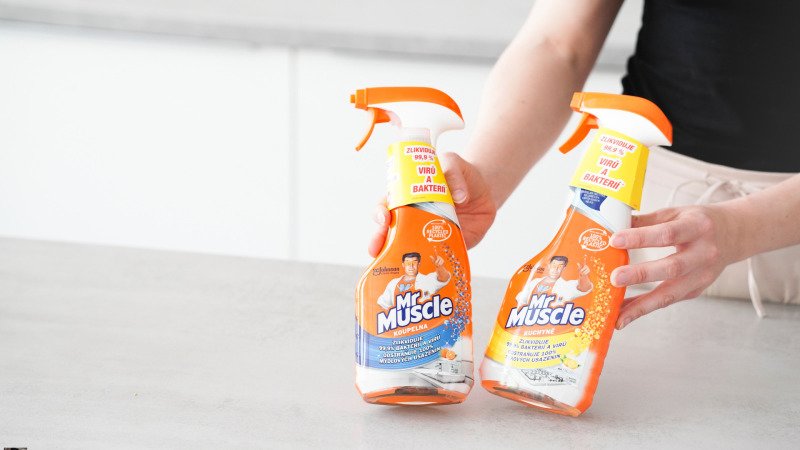 Mr Muscle s citrusovou vůní. Zdroj: Redakce.