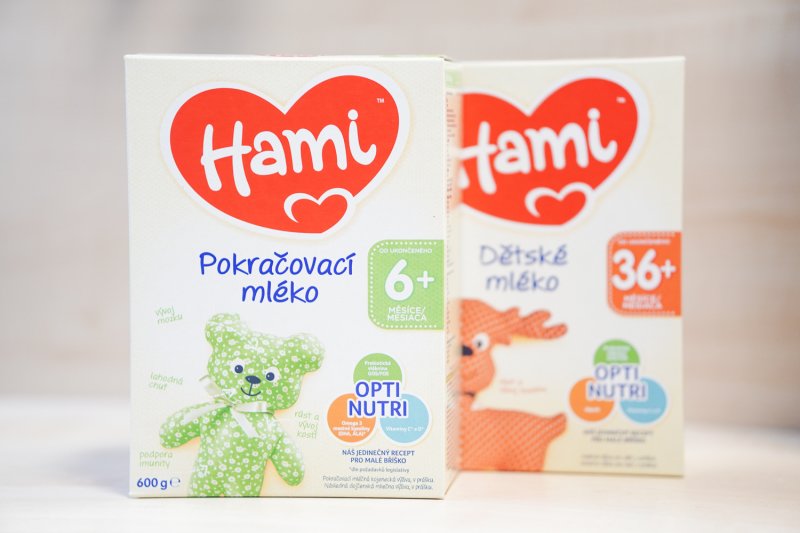 Kdo vyzkouší pokračovací a dětská mléka od Hami? Šance je velká!