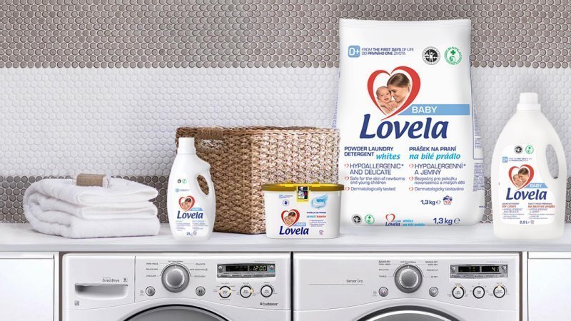 Lovela Baby vypere, voní a je hyperalergenní.