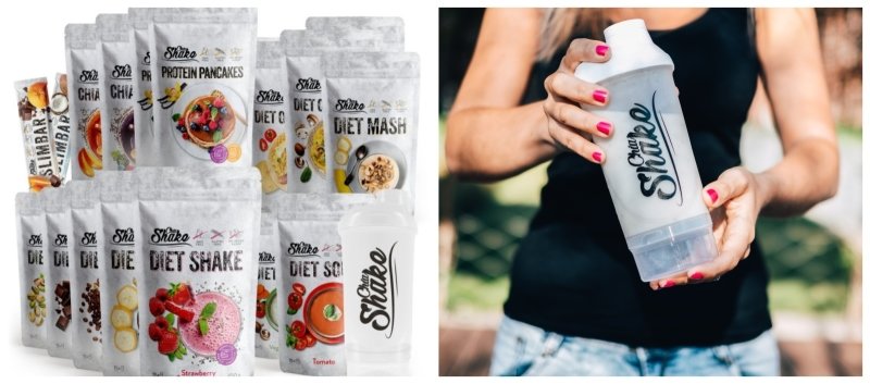 Dietní balíček na 8 týdnů nebo super shaker? Zdroj: ChiaShake