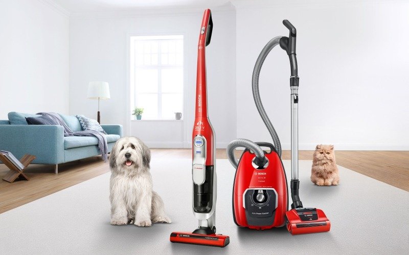 Bosch přichází s vysavači na míru. Neprobudí spící dítě a zamaskují přítomnost mazlíčka